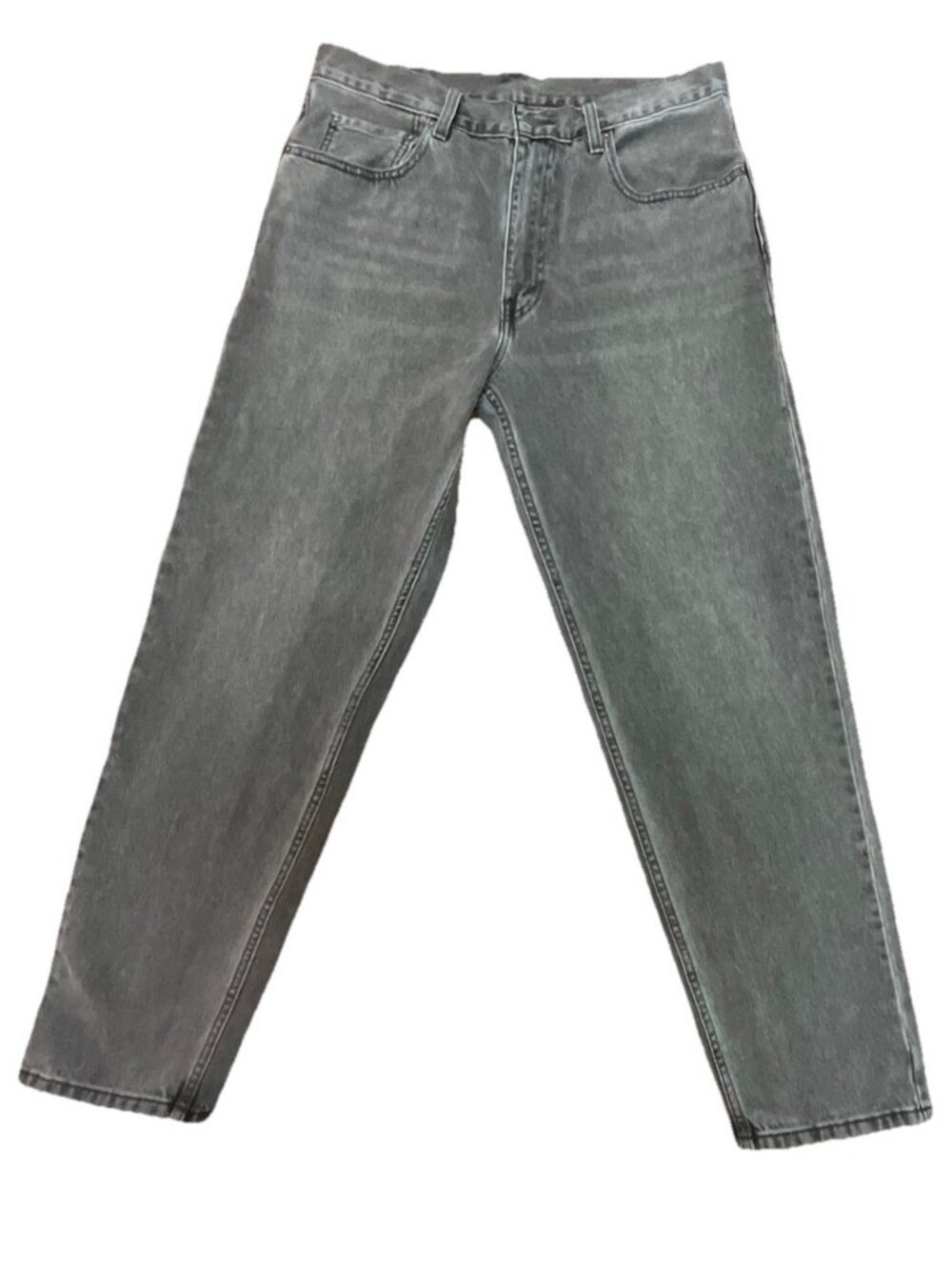 LEVIS 550 Relaxed Fit Gray Faded Jeans W34 L32 Mens 90s Loose Streetwear